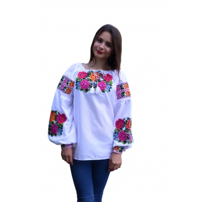 Embroidered blouse "Summer Garden"